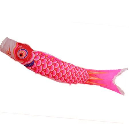 鯉のぼり【単品】こいのぼり【タフタ鯉】 赤 50cm～5m | お祭り用品