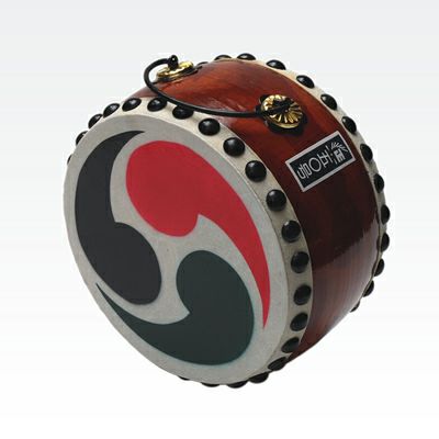 玩具太鼓 平松胴 三つ巴柄 【45号～60号】バチ1本付き | お祭り用品